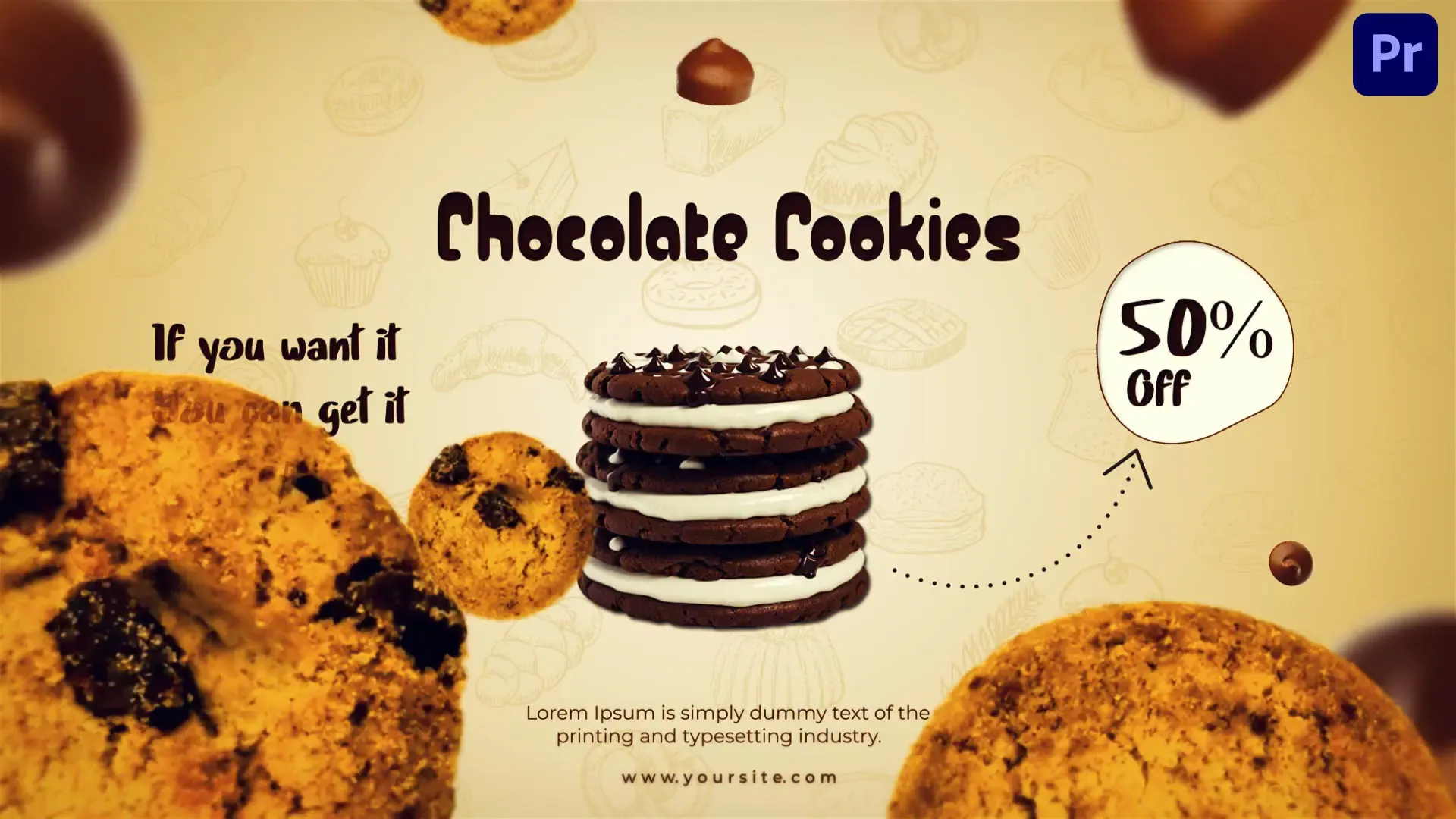Creative Modern Cookies Animated Slideshow